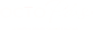 OctoPlus Media White Logo