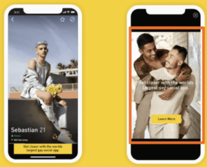 Grindr Profile Interstitials Ad | Octoplus Media