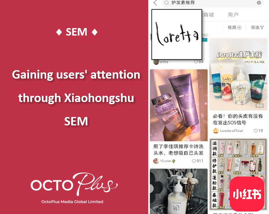Xiaohongshu SEM: Target Search Intention on RED for Beauty Interest | Loretta, Japan