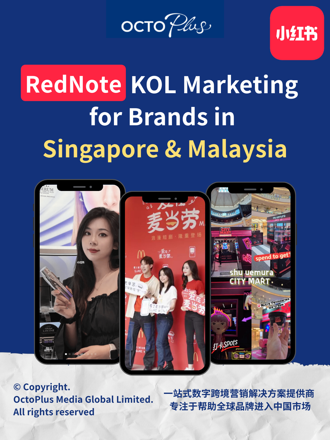KOL Marketing, RedNote marketing, Singapore & Malaysia businesses